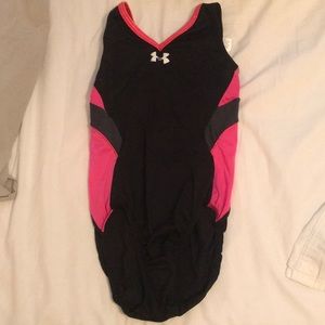 pink and black under armor leo